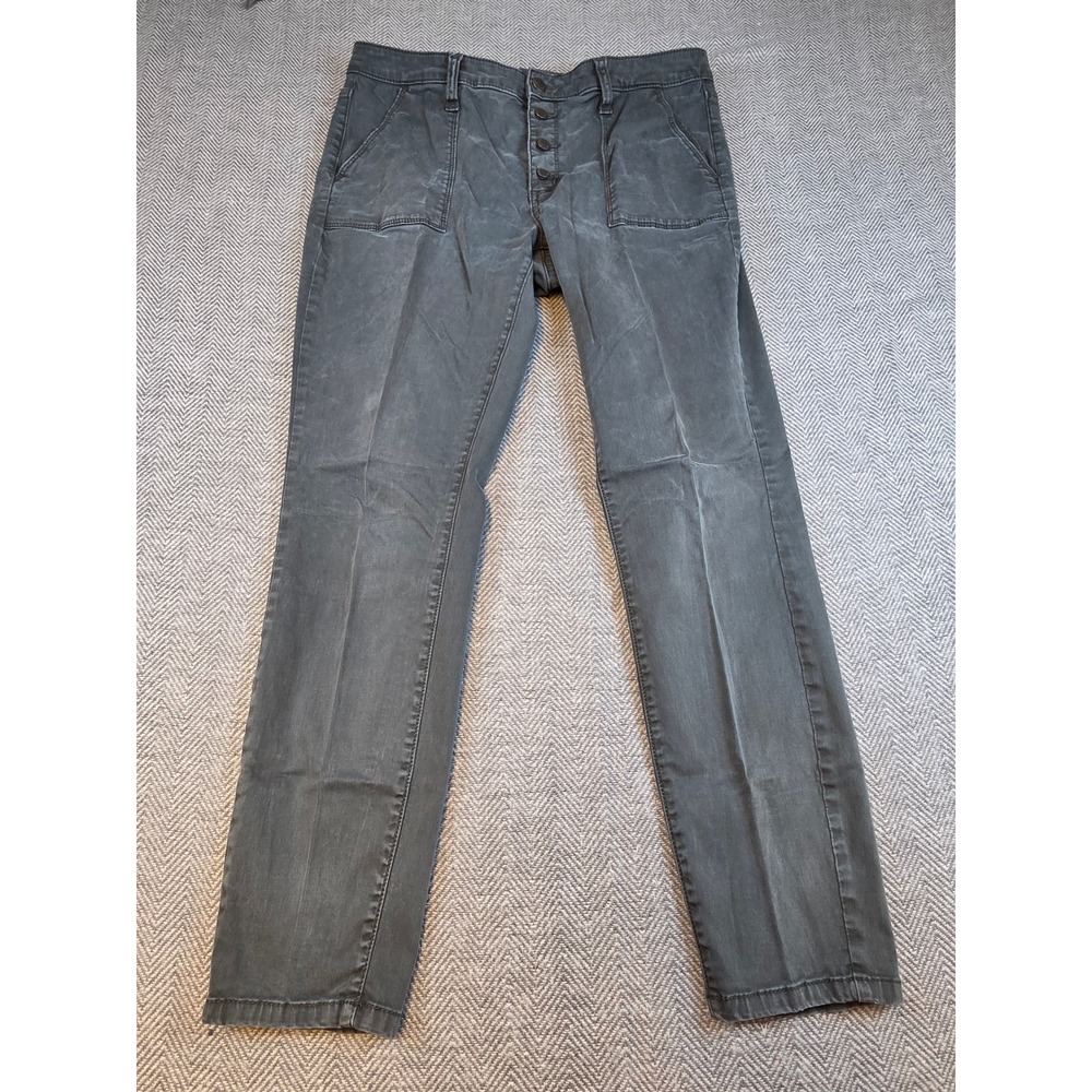 Universal Thread High Rise Skinny Utility Pants Gray Button Fly Size 12/31R